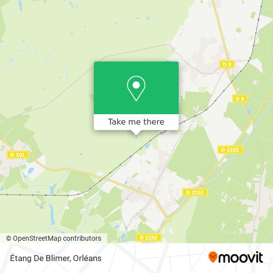 Étang De Blimer map