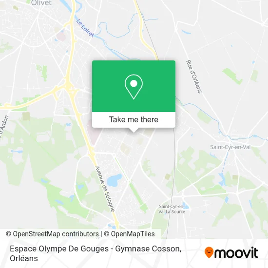 Espace Olympe De Gouges - Gymnase Cosson map