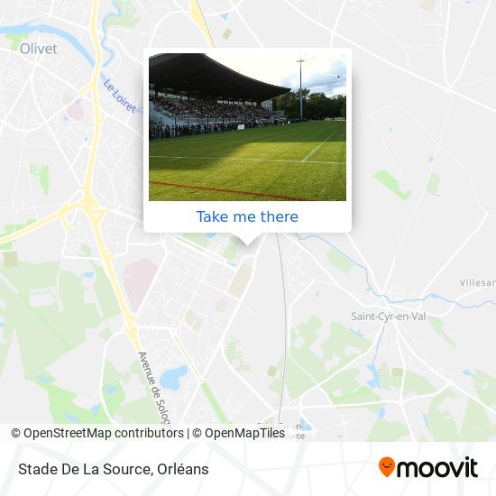 Mapa Stade De La Source