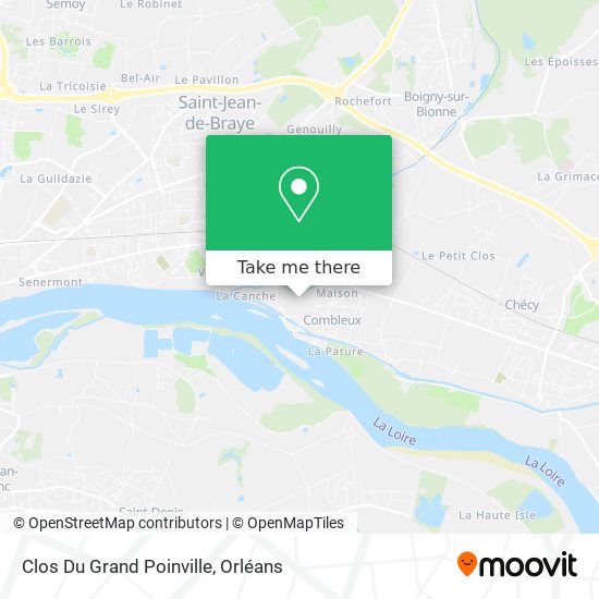 Clos Du Grand Poinville map