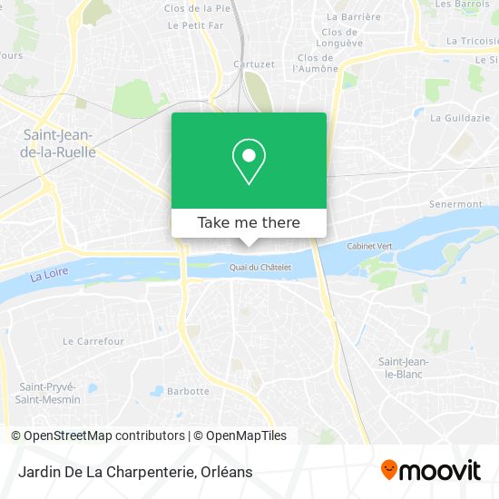 Jardin De La Charpenterie map
