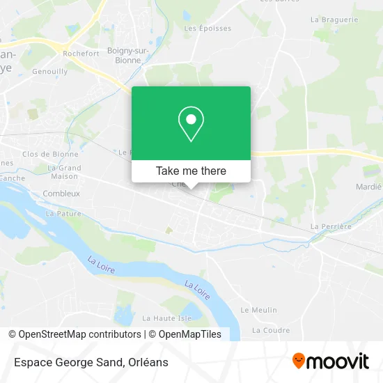 Espace George Sand map