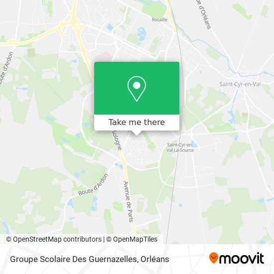 Groupe Scolaire Des Guernazelles map