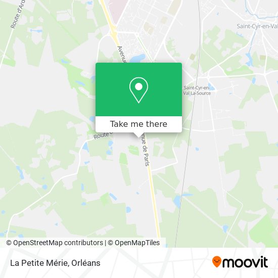 La Petite Mérie map