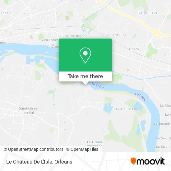 Le Château De L'Isle map