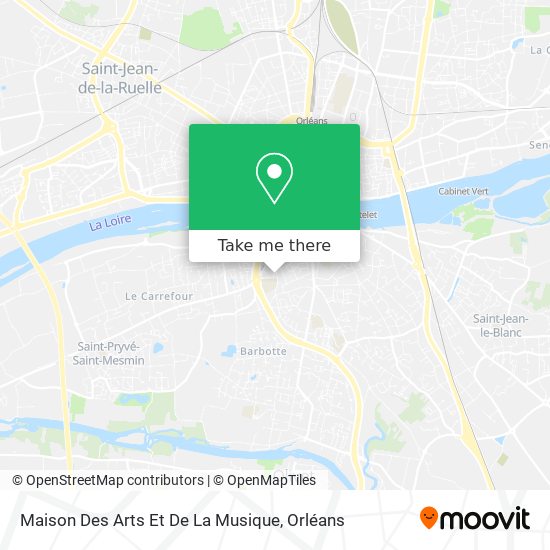 Maison Des Arts Et De La Musique map