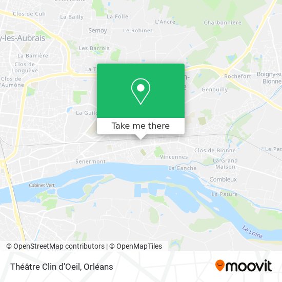 Théâtre Clin d'Oeil map
