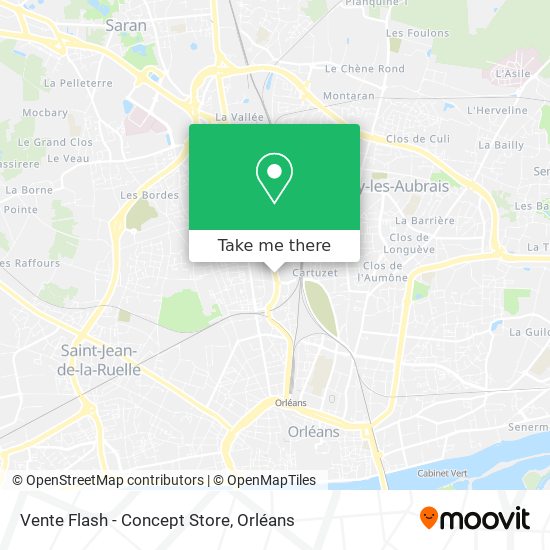 Vente Flash - Concept Store map