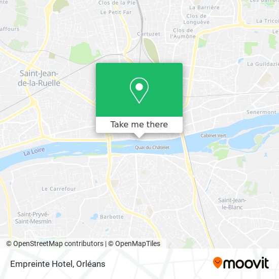 Empreinte Hotel map