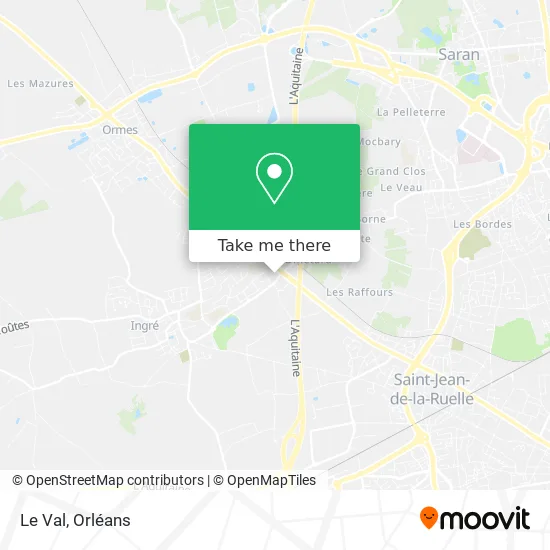 Le Val map