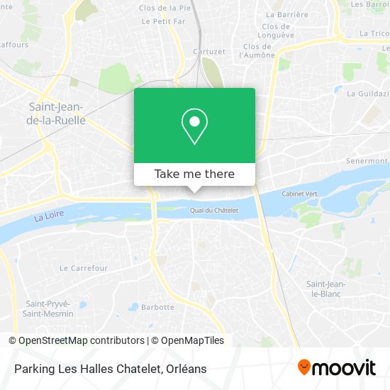 Parking Les Halles Chatelet map