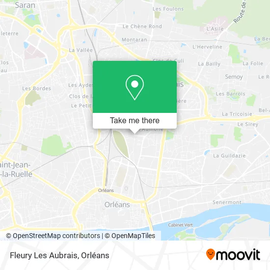 Fleury Les Aubrais map