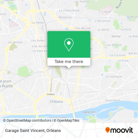 Garage Saint Vincent map