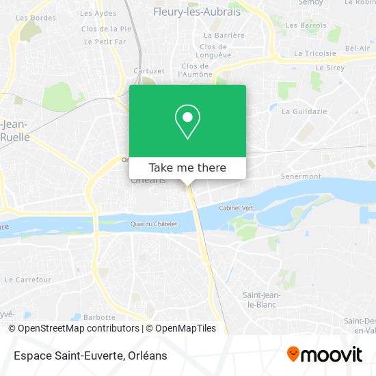 Espace Saint-Euverte map