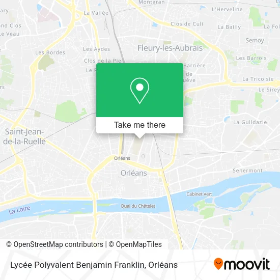 Mapa Lycée Polyvalent Benjamin Franklin