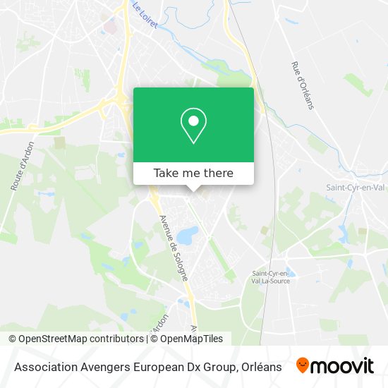 Association Avengers European Dx Group map