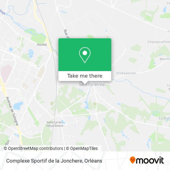 Complexe Sportif de la Jonchere map