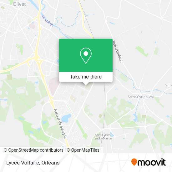 Lycee Voltaire map