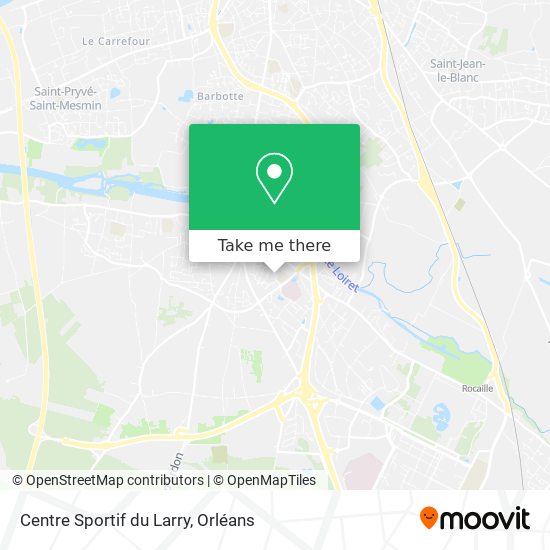 Centre Sportif du Larry map