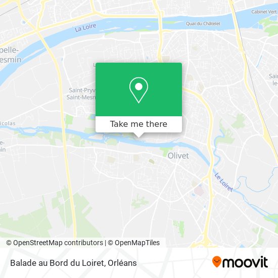 Balade au Bord du Loiret map