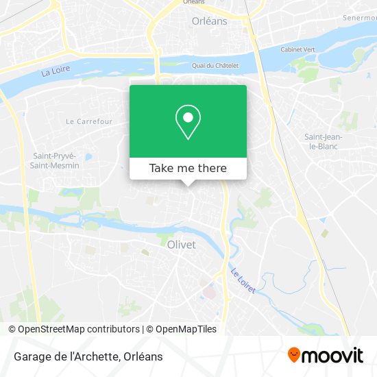 Garage de l'Archette map