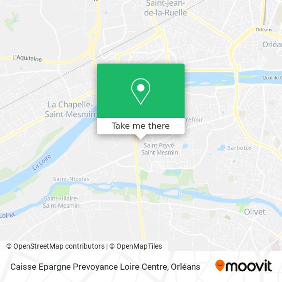 Caisse Epargne Prevoyance Loire Centre map
