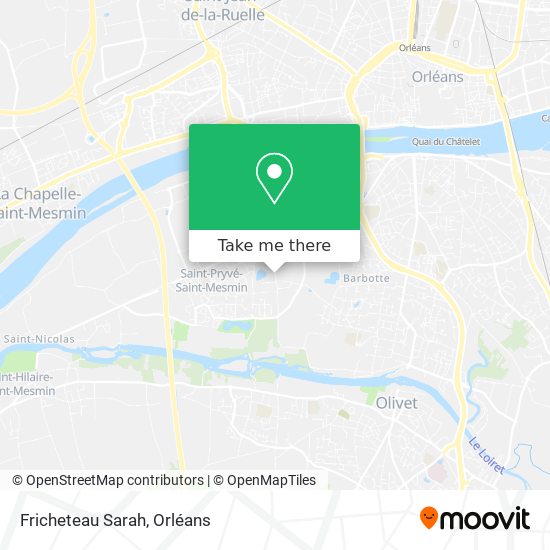 Fricheteau Sarah map