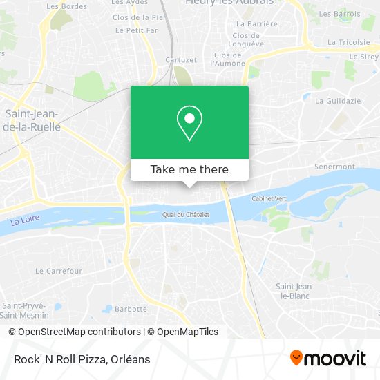 Rock' N Roll Pizza map
