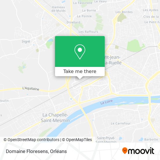 Domaine Floresens map