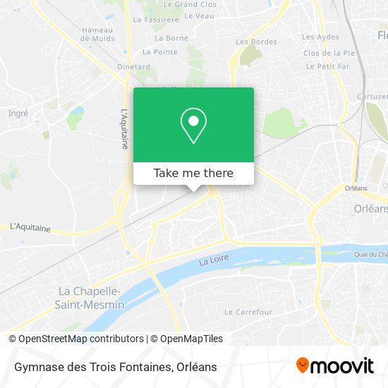 Gymnase des Trois Fontaines map