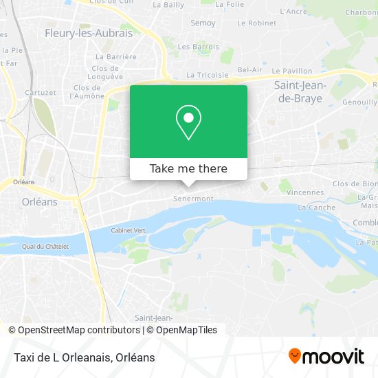 Taxi de L Orleanais map