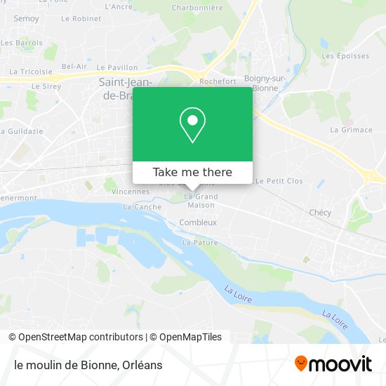 le moulin de Bionne map