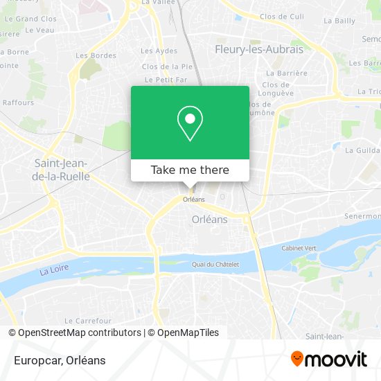 Mapa Europcar