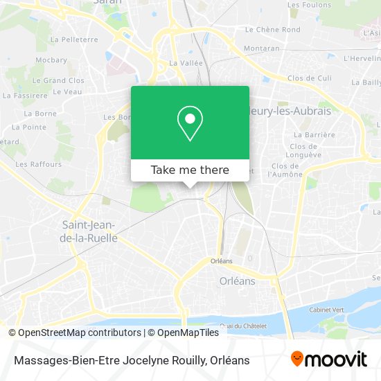 Massages-Bien-Etre Jocelyne Rouilly map