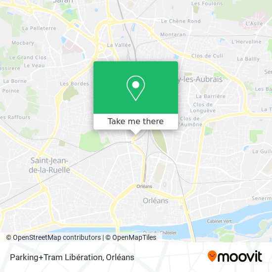 Parking+Tram Libération map