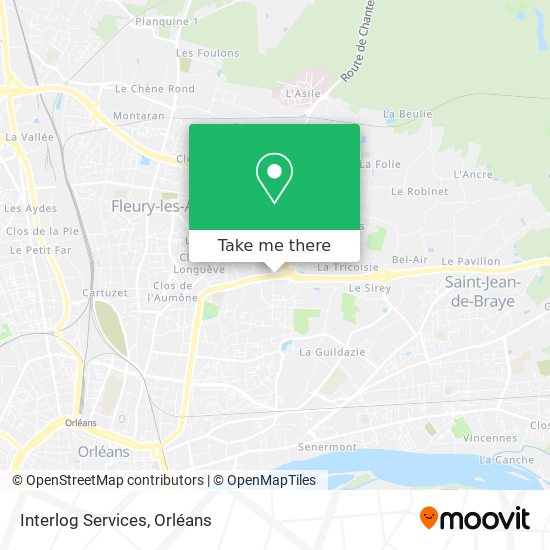 Interlog Services map
