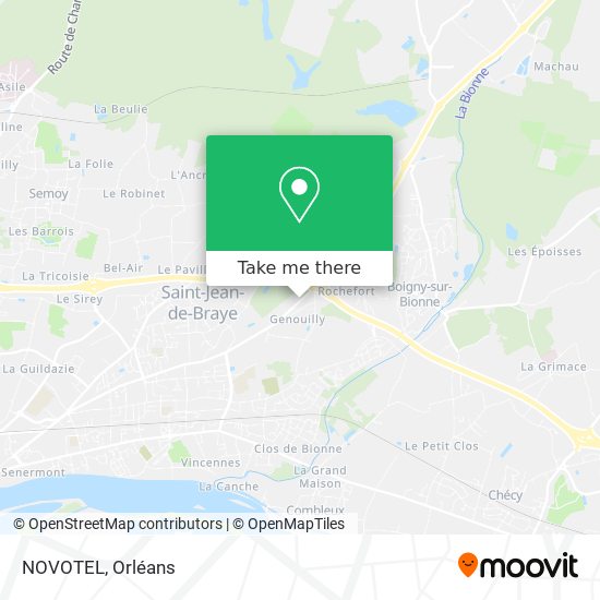 NOVOTEL map