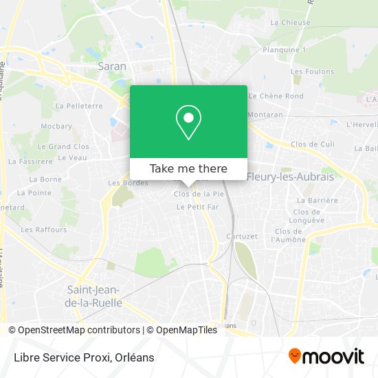 Libre Service Proxi map