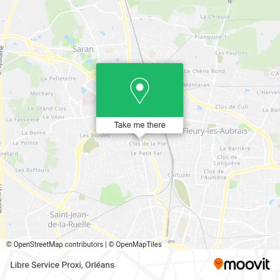 Libre Service Proxi map