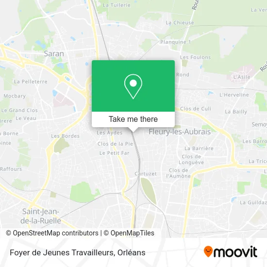 Foyer de Jeunes Travailleurs map