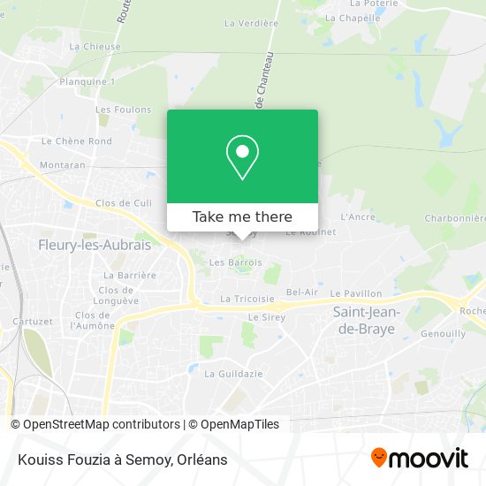 Kouiss Fouzia à Semoy map