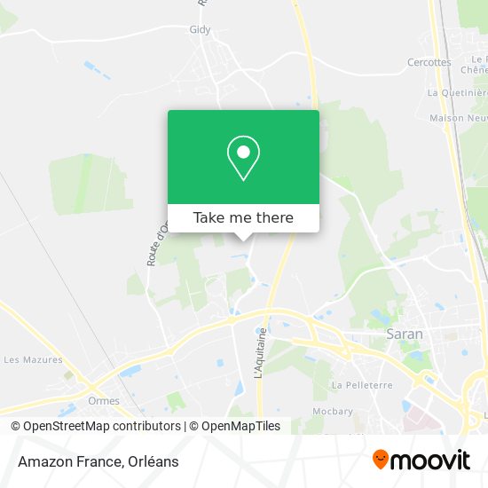 Amazon France map