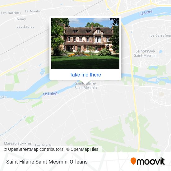 Saint Hilaire Saint Mesmin map