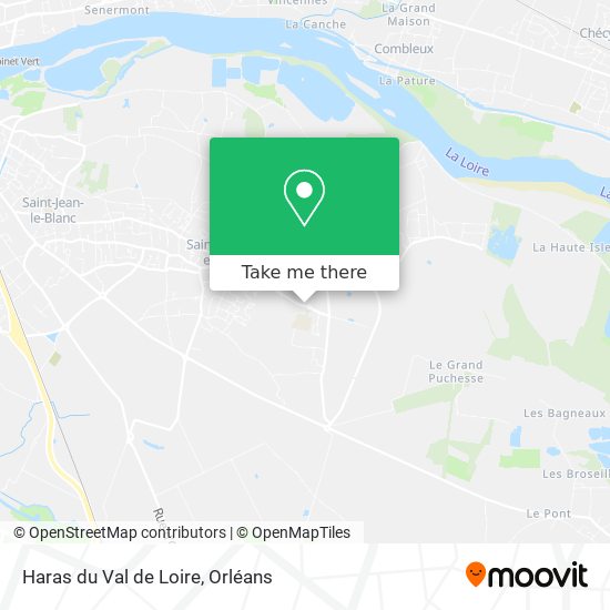 Haras du Val de Loire map