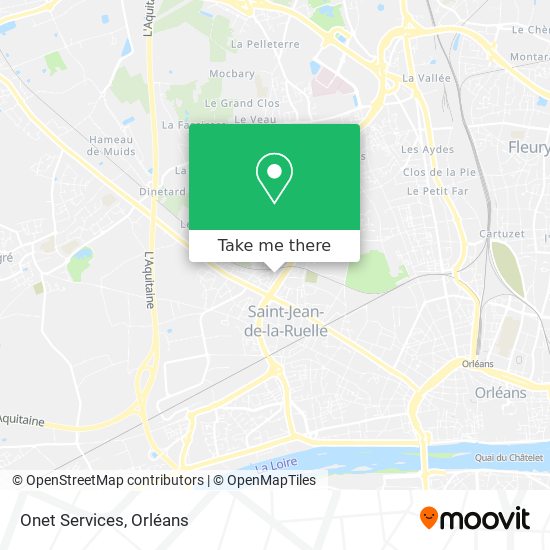 Mapa Onet Services