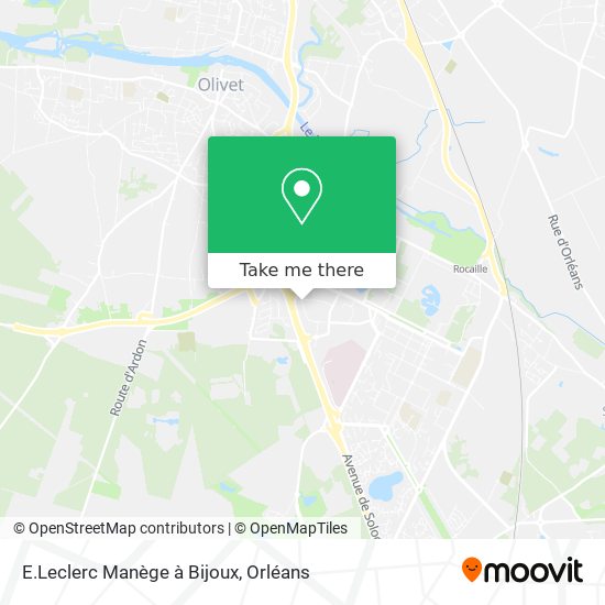 E.Leclerc Manège à Bijoux map