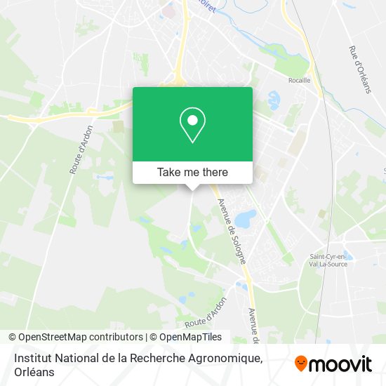 Institut National de la Recherche Agronomique map