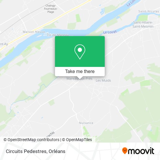 Circuits Pedestres map