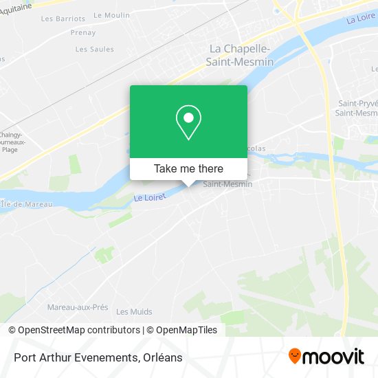 Port Arthur Evenements map