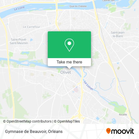 Gymnase de Beauvoir map